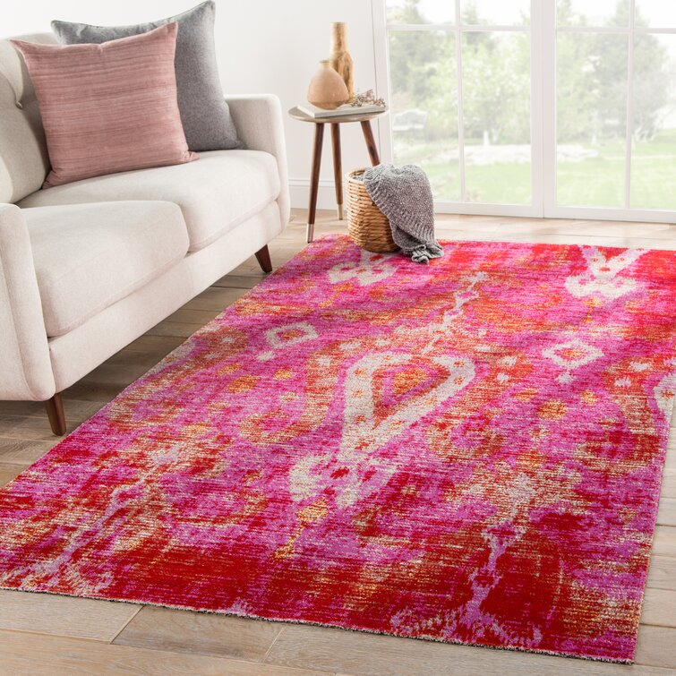 World Menagerie Jambi Pink/Beige Indoor/Outdoor Rug & Reviews